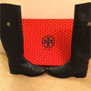 Tory Burch Jolie Riding Boots. Blk and brown available